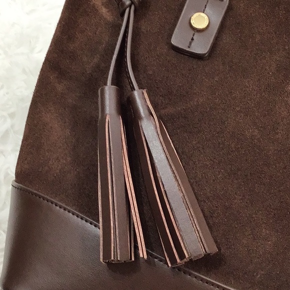 Spartina 449 brown suede shoulder bag - Picture 9 of 15